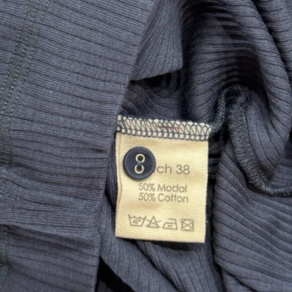 MARMAR COPENHAGEN - LONG SLEEVE TEE - 50%COTTON - NAVY - NEW NO TAG - Picture 5 of 5